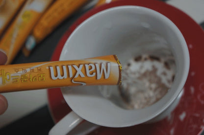 Korean Maxim Mocha Gold Instant Coffee – Quick Coffee for Truckers (100 Sticks)